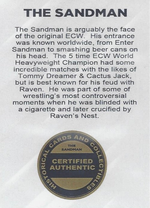 The Sandman trading card PW Catalog