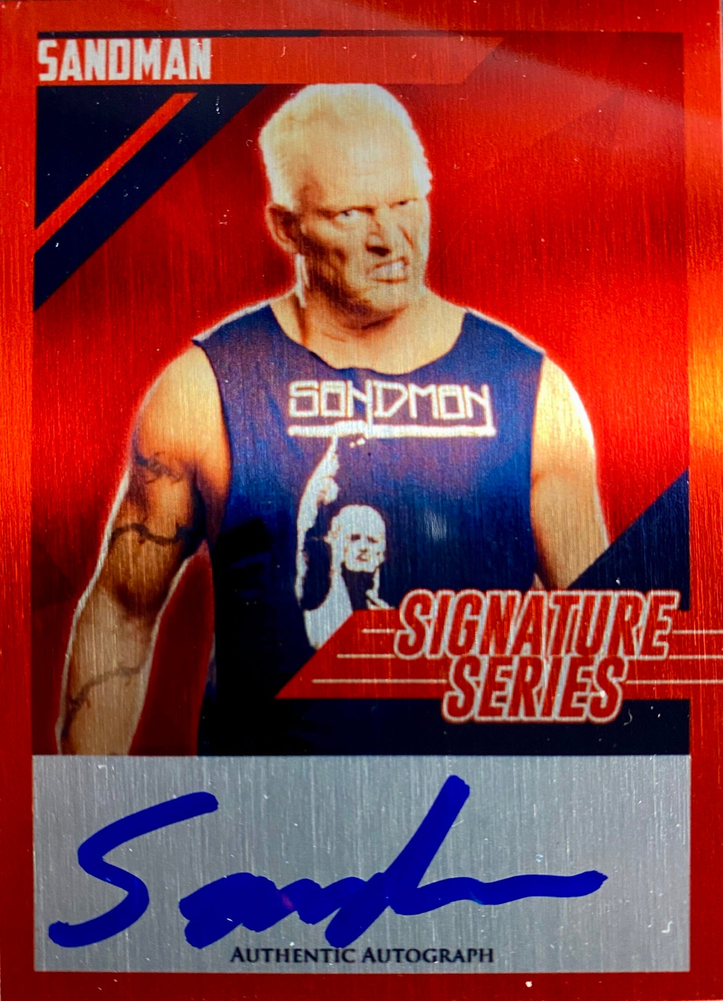 Signature Series – Sandman trading card PW Catalog