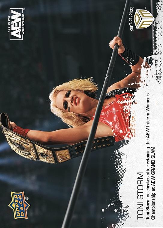 Toni Storm – Toni Storm Celebrates After Retaining the AEW Interim Women’s Championship at AEW Grand Slam