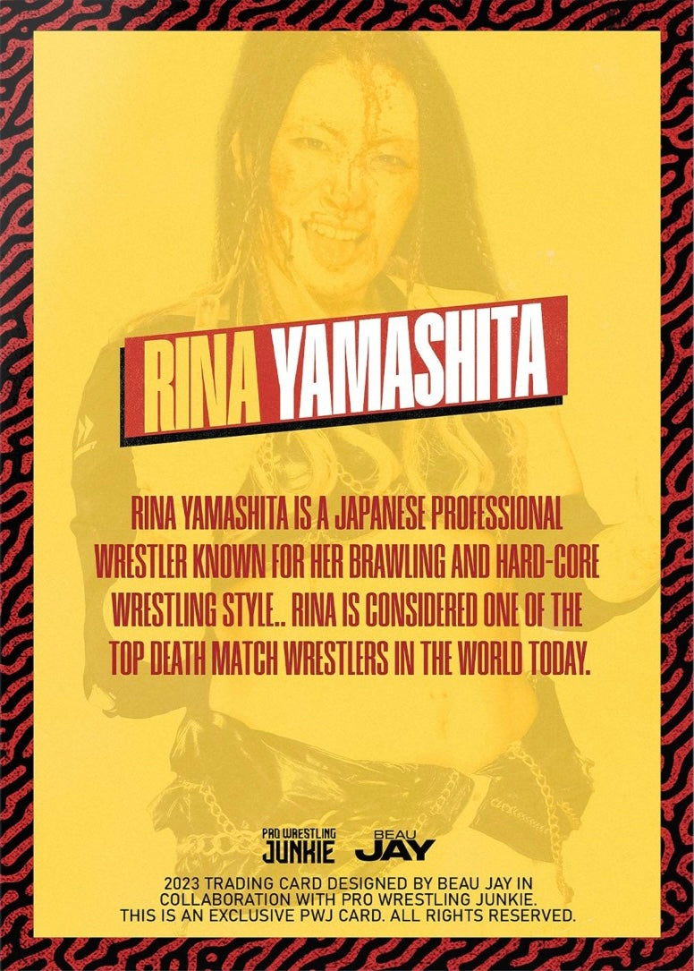 Rina Yamashita trading card PW Catalog