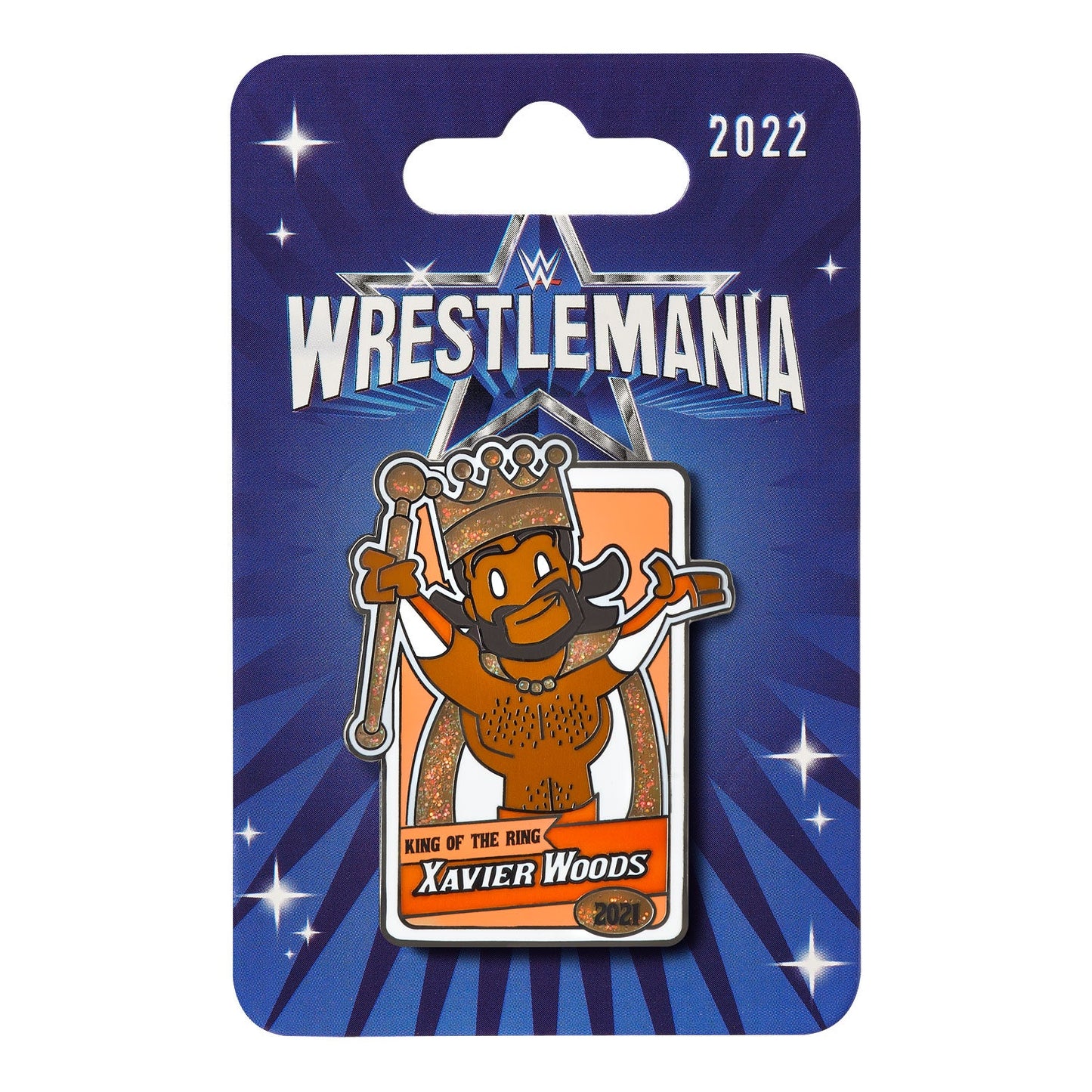Xavier Woods "King of The Ring" WrestleMania 38 Logo Pin