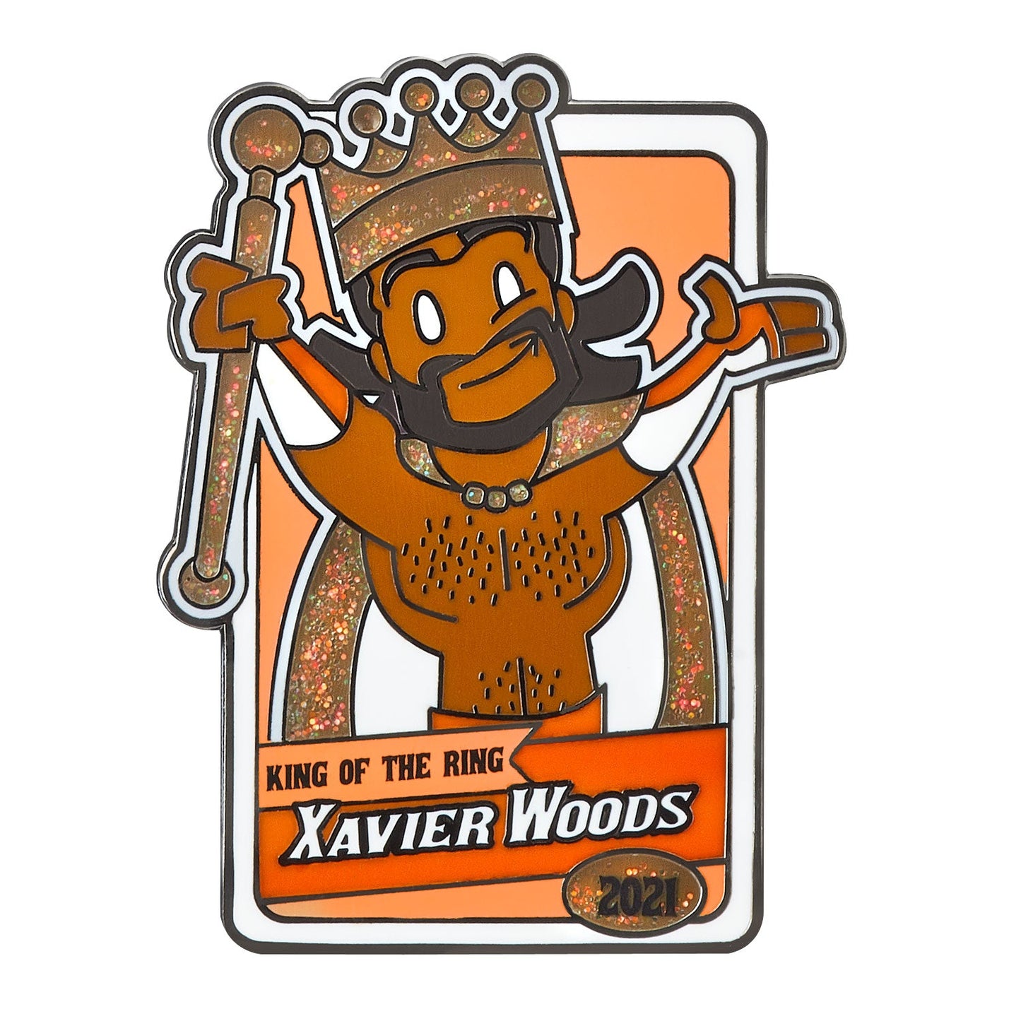 Xavier Woods "King of The Ring" WrestleMania 38 Logo Pin