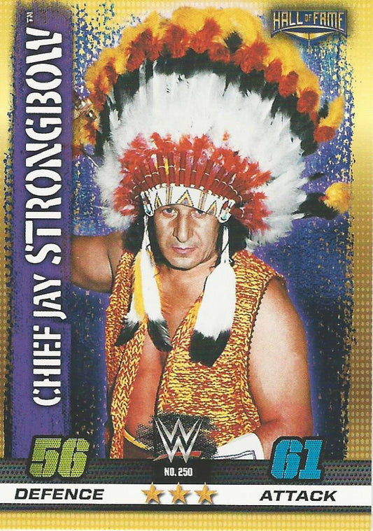 WWE Topps Slam Attax 10th Edition 2017 Chief Jay Strongbow trading card PW Catalog