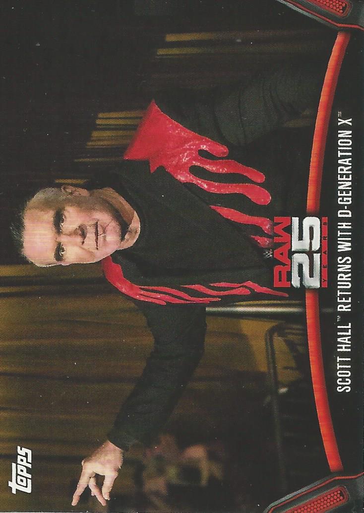 WWE Topps Then Now Forever 2018 Scott Hall Raw-50 trading card PW Catalog