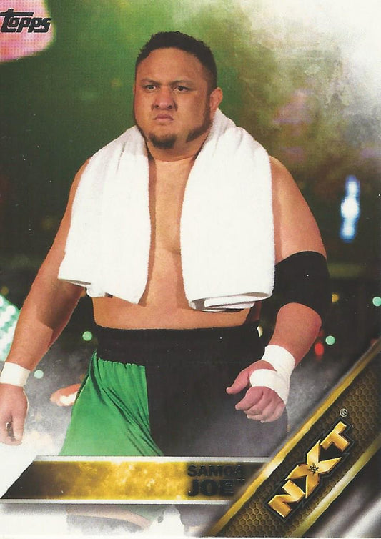 WWE Topps Then Now Forever 2016 Samoa Joe #11