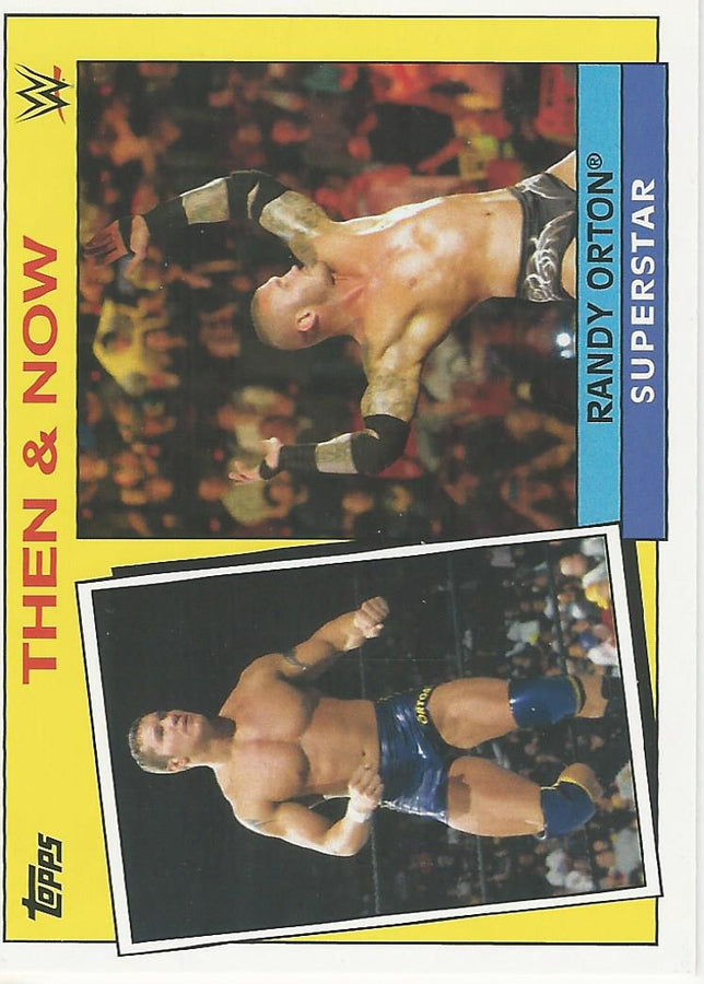 WWE Topps Heritage 2015 Randy Orton 21 of 30 trading card PW Catalog