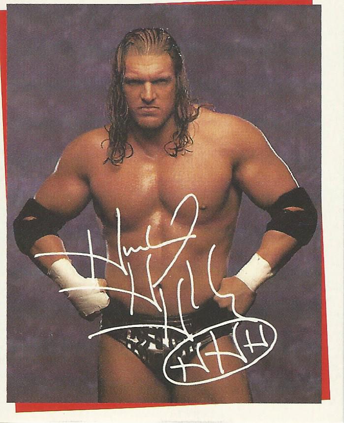 WWF Smackdown Stickers 2000 Triple H #251