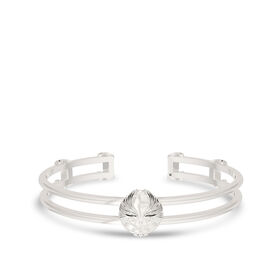 Asuka Bixler Double Band Cuff Bracelet in Sterling Silver