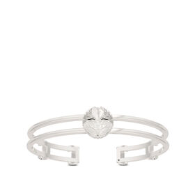 Asuka Bixler Double Band Cuff Bracelet in Sterling Silver