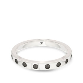 Asuka Bixler Beaded Stackable Ring in Sterling Silver