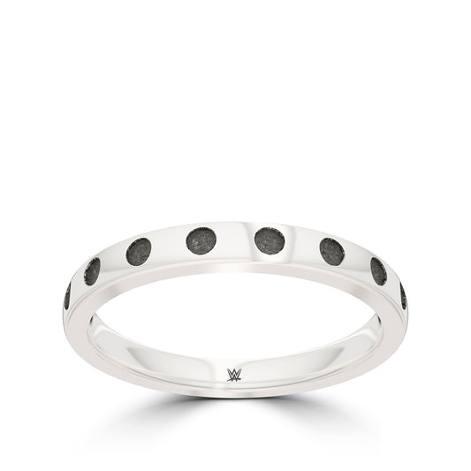 Asuka Bixler Beaded Stackable Ring in Sterling Silver PW Catalog