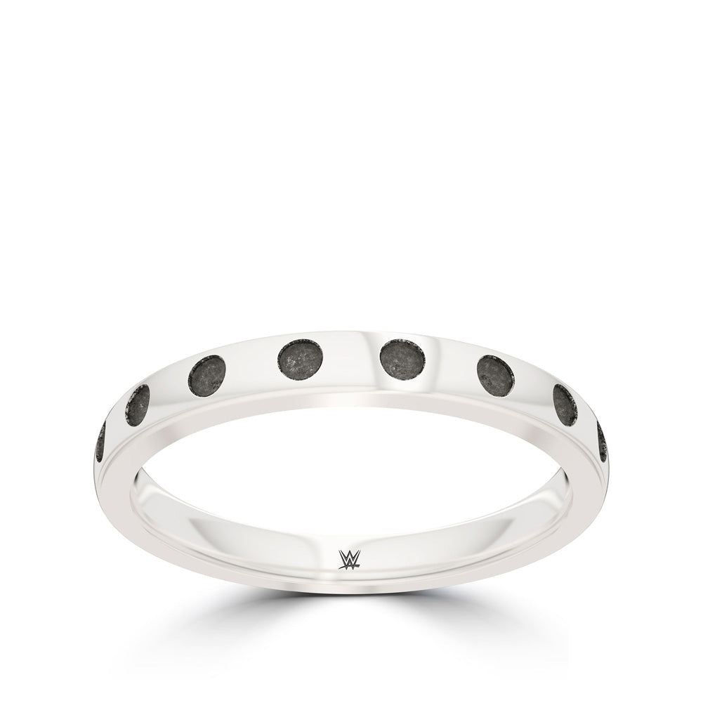 Asuka Bixler Beaded Stackable Ring in Sterling Silver