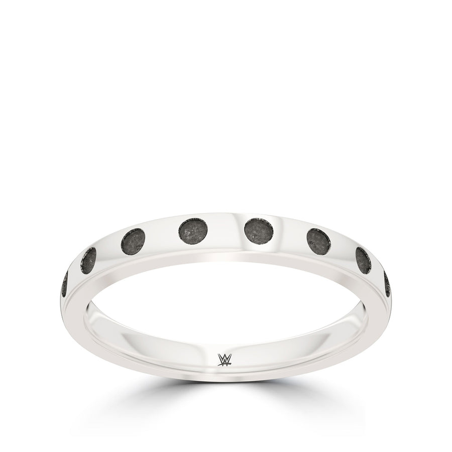 Asuka Bixler Beaded Stackable Ring in Sterling Silver