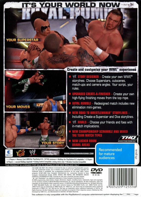 WWE SmackDown vs. Raw 2010 [PlayStation 2] PWcatalog