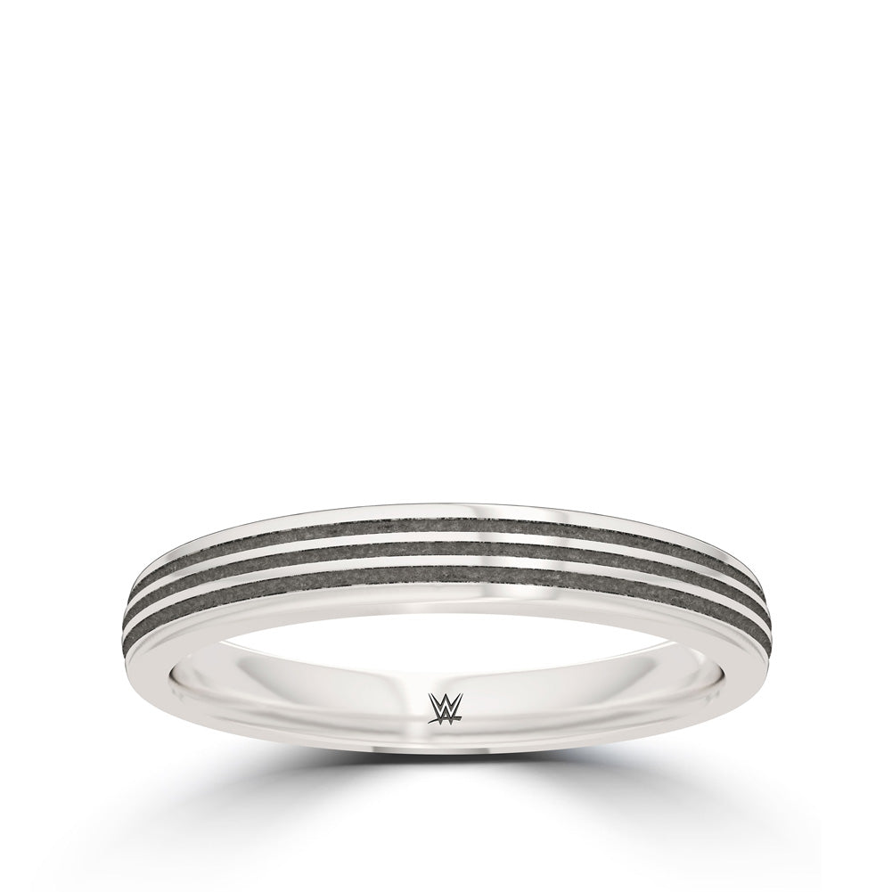 Asuka Bixler Ribbed Stackable Ring in Sterling Silver