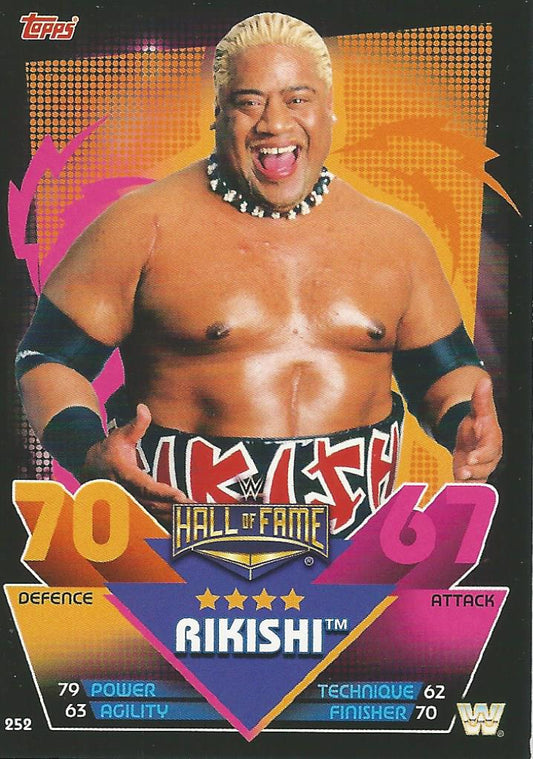 WWE Topps Slam Attax Reloaded 2020 Rikishi #252
