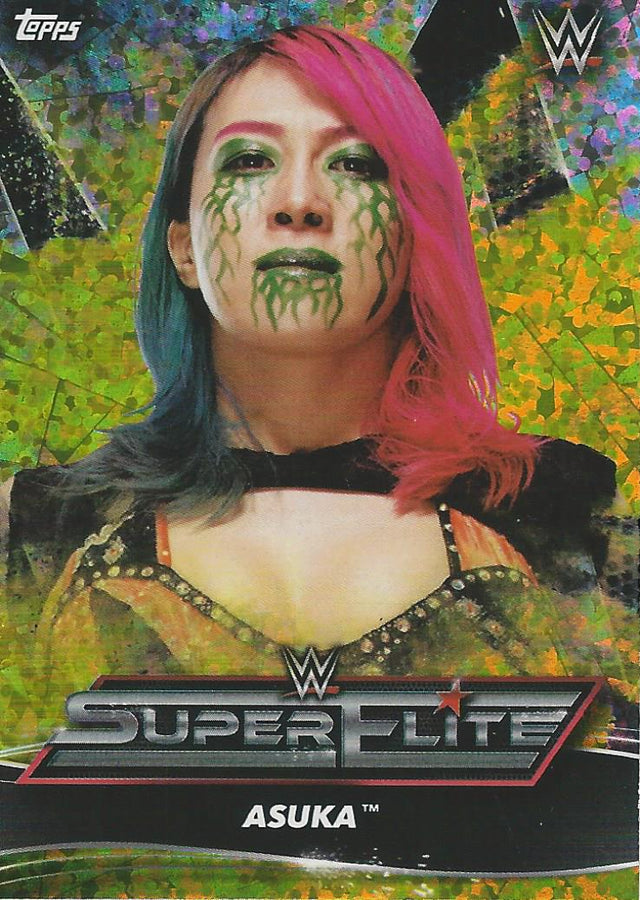 Topps WWE Superstars 2021 Asuka SE3 Yellow trading card PW Catalog