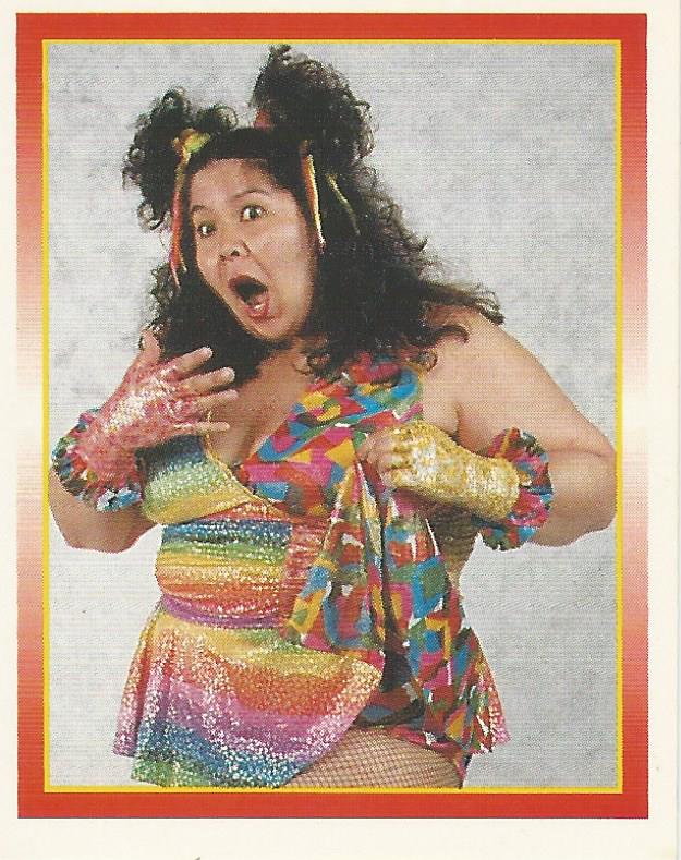 WWF Merlin Stickers 1995 Bertha Faye #252