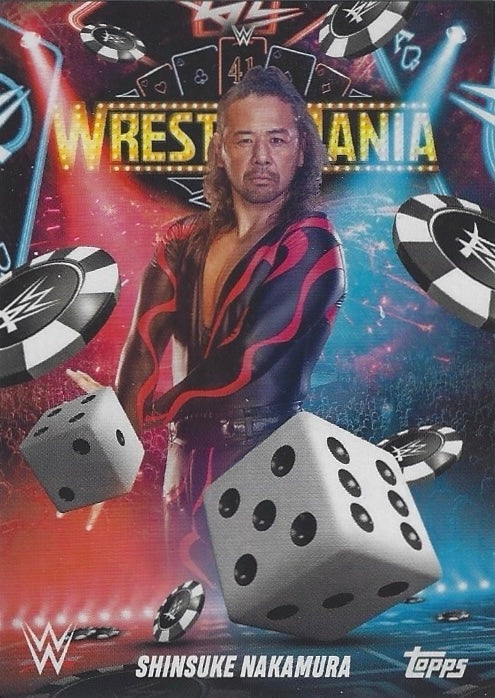 Shinsuke Nakamura trading card PW Catalog