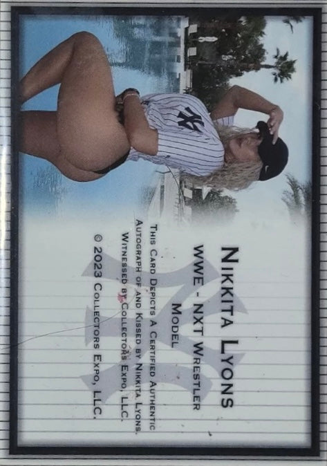 Nikkita Lyons trading card PW Catalog
