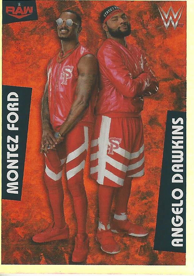 WWE Panini 2022 Sticker Collection Street Profits Foil #253
