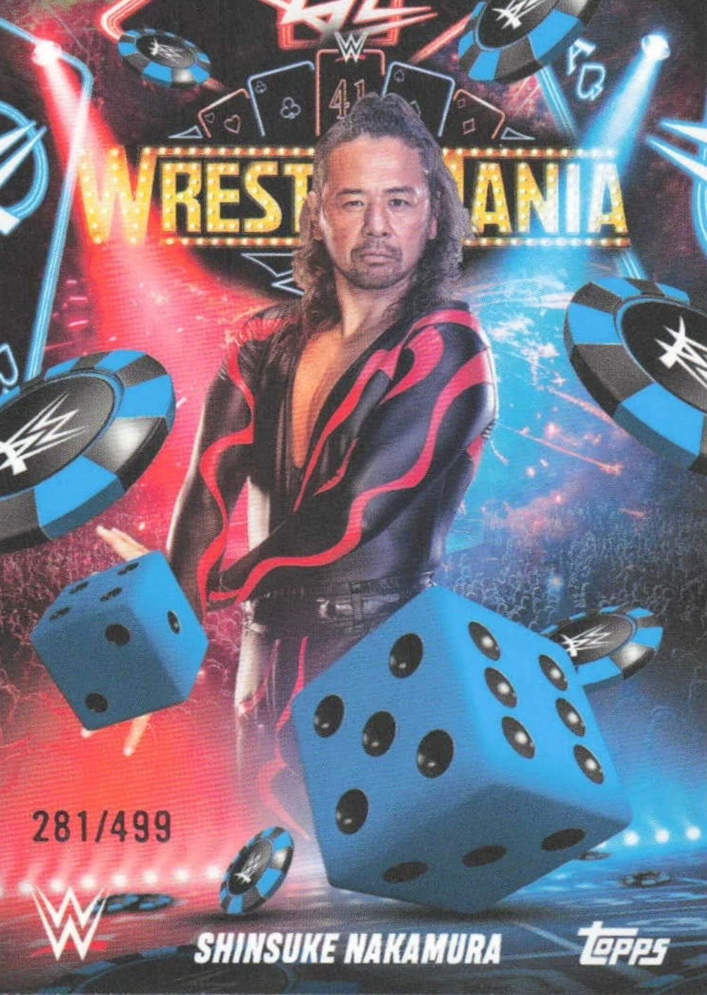 Shinsuke Nakamura trading card PW Catalog