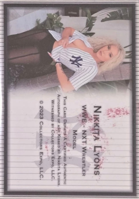 Nikkita Lyons trading card PW Catalog