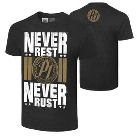 AJ Styles "Never Rest, Never Rust" Authentic T-Shirt