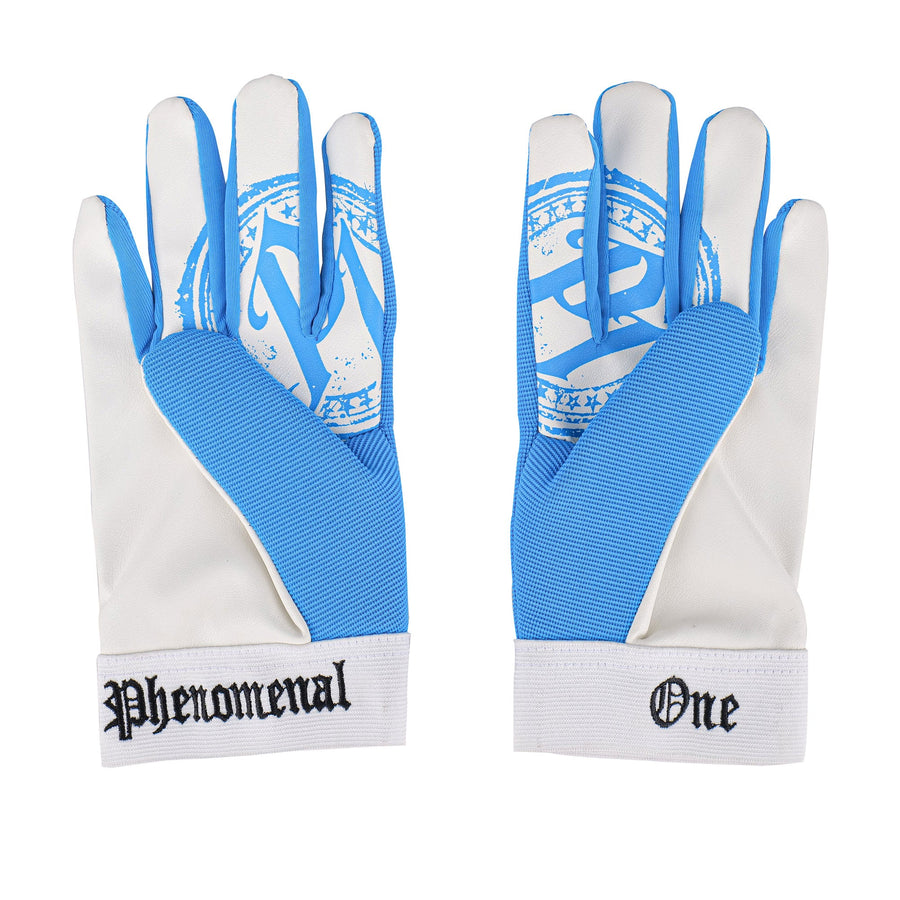 AJ Styles Blue/White Replica Gloves