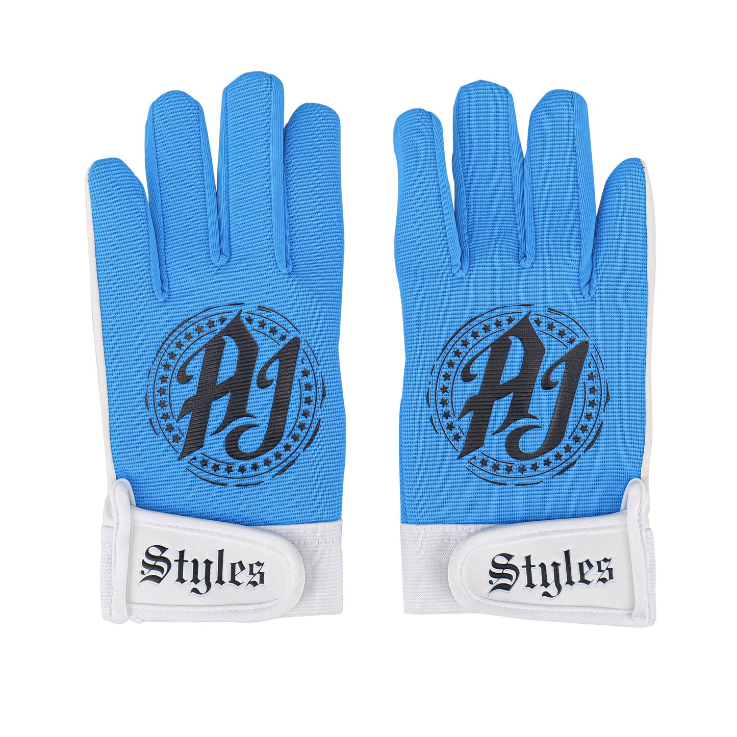 AJ Styles Blue/White Replica Gloves