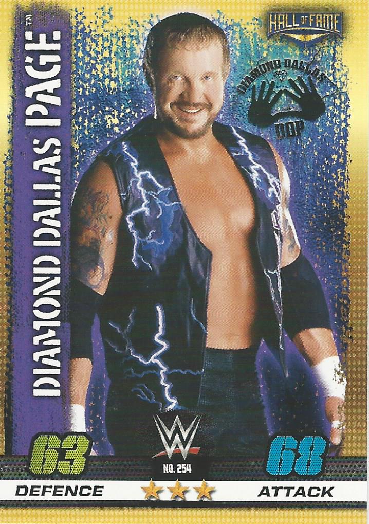 WWE Topps Slam Attax 10th Edition 2017 DDP Diamond Dallas Page #254