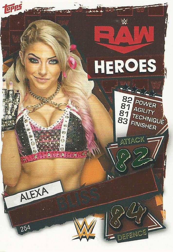 WWE Topps Slam Attax 2021 Alexa Bliss #254