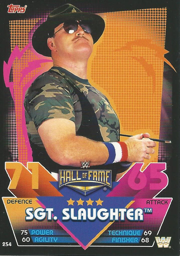 WWE Topps Slam Attax Reloaded 2020 Sgt Slaughter #254