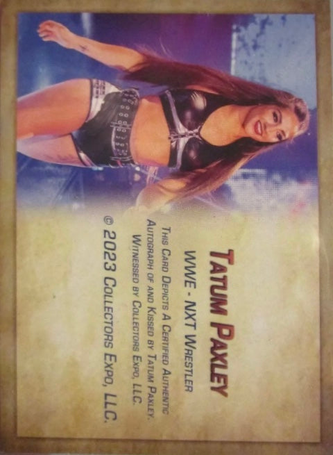 Tatum Paxley trading card PW Catalog