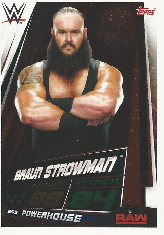 WWE Topps Slam Attax Universe 2019 Braun Strowman #255