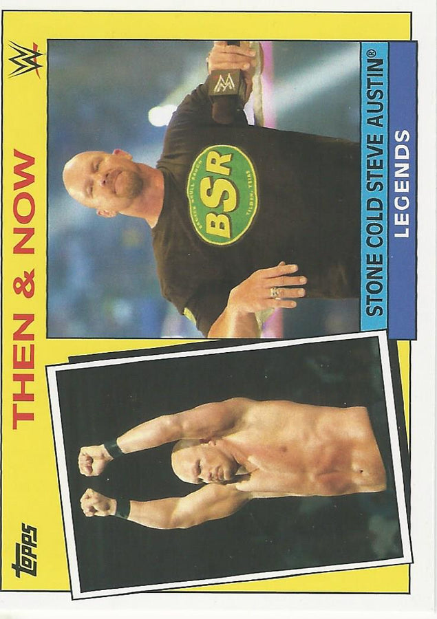 WWE Topps Heritage 2015 Stone Cold Steve Austin 25 of 30 trading card PW Catalog