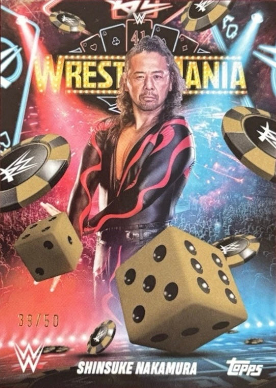 Shinsuke Nakamura trading card PW Catalog