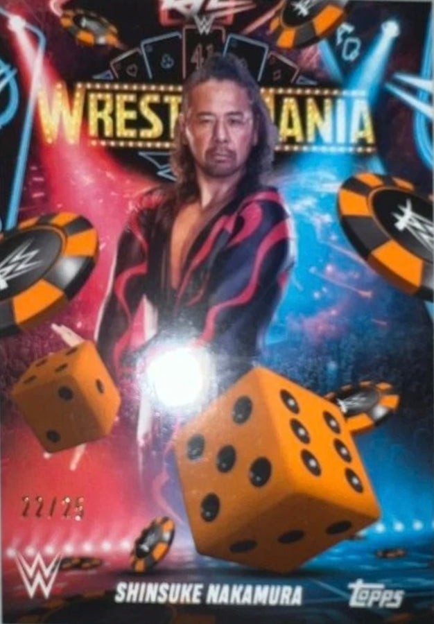 Shinsuke Nakamura trading card PW Catalog