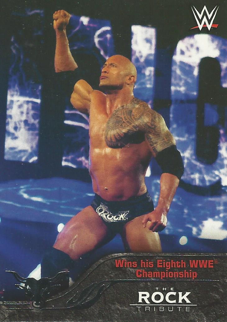 WWE Topps Then Now Forever 2016 The Rock 32 of 40 trading card PW Catalog