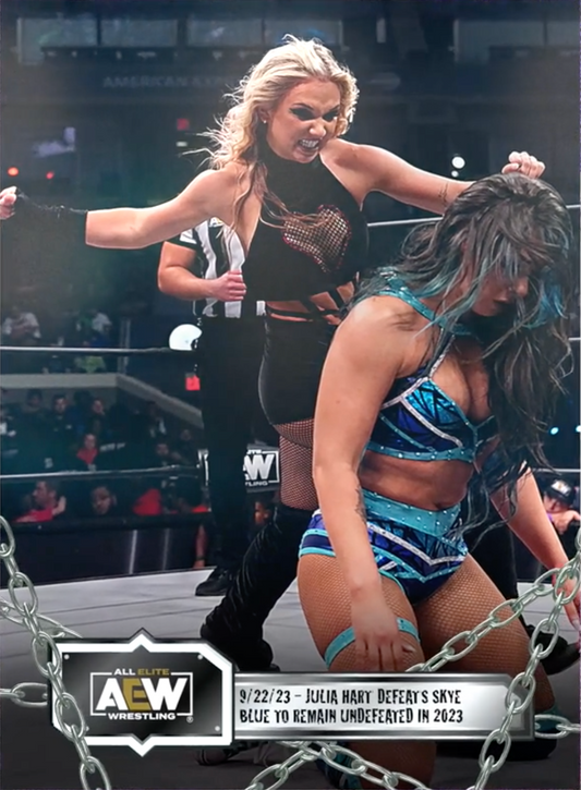 9/22/23 – Julia Hart – Julia Hart Defeats Skye Blue to Remain Undefeated in 2023
