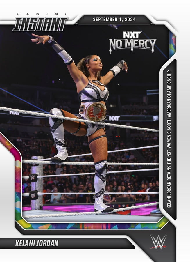 Kelani Jordan – Kelani Jordan Retains the NXT Women’s North American Championship trading card PW Catalog