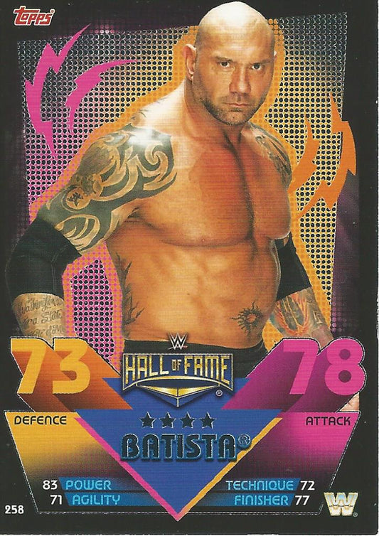 WWE Topps Slam Attax Reloaded 2020 Batista #258