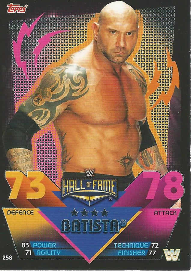 WWE Topps Slam Attax Reloaded 2020 Batista #258