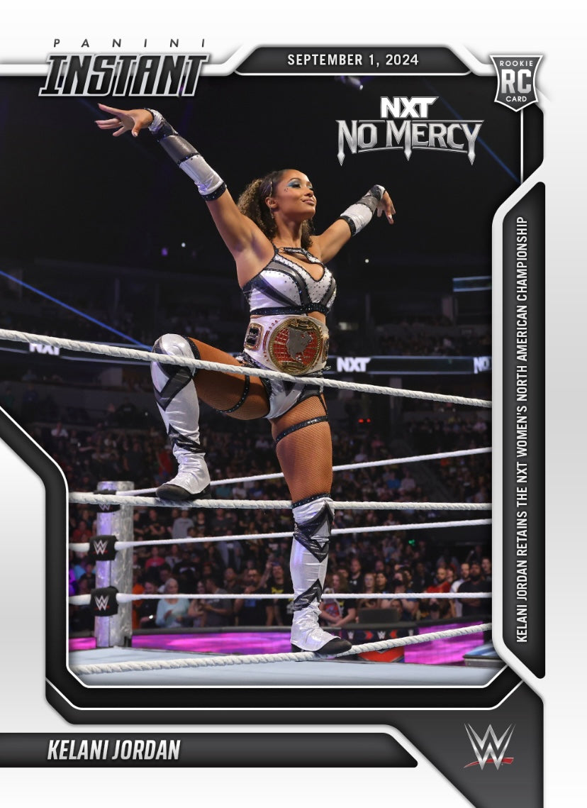 Kelani Jordan – Kelani Jordan Retains the NXT Women’s North American Championship trading card PW Catalog