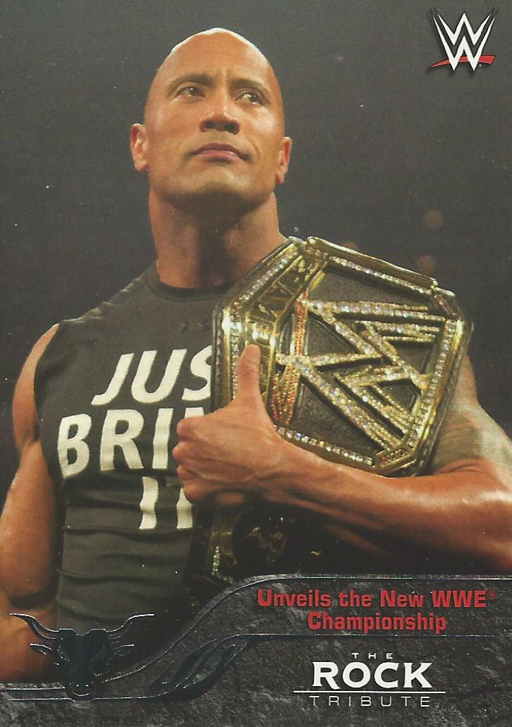 WWE Topps Then Now Forever 2016 The Rock 34 of 40 trading card PW Catalog