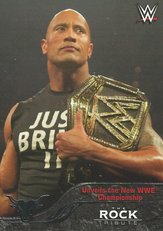 WWE Topps Then Now Forever 2016 The Rock 34 of 40