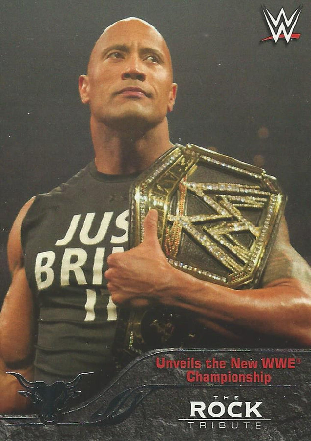 WWE Topps Then Now Forever 2016 The Rock 34 of 40 trading card PW Catalog