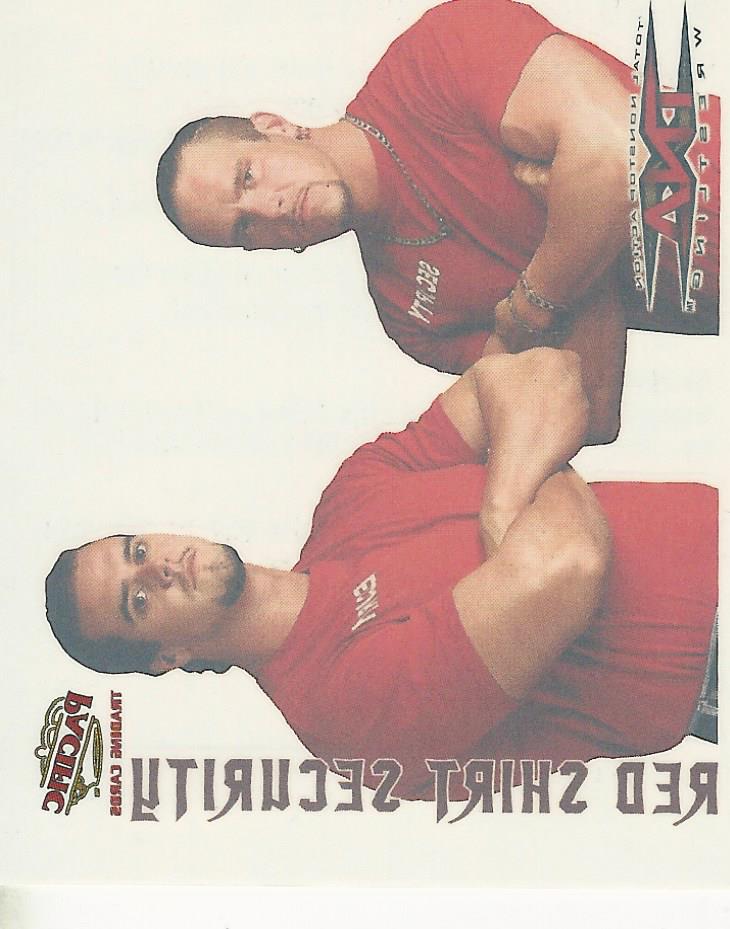 TNA Pacific Tattoo Transfer Red Shirt Security #25