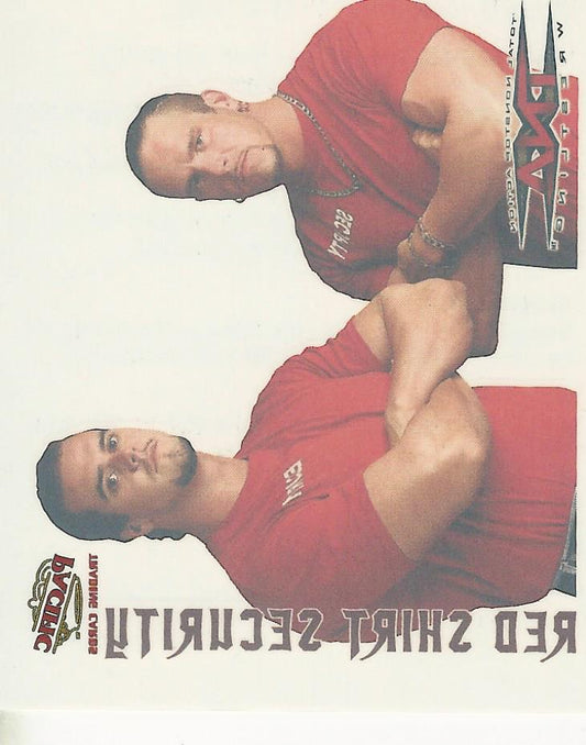 TNA Pacific Tattoo Transfer Red Shirt Security #25