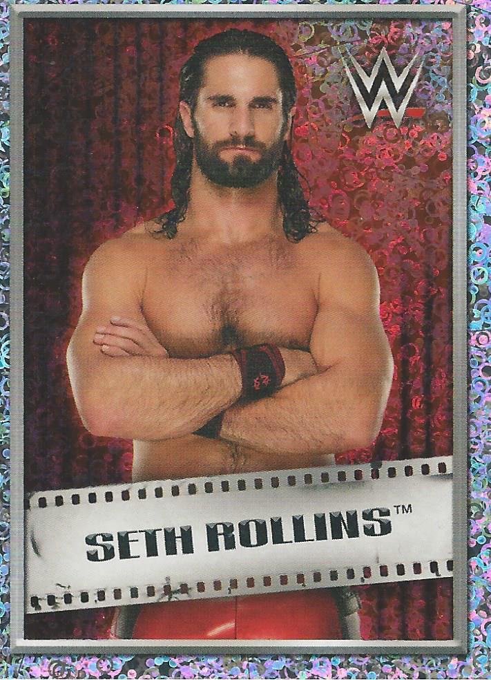 WWE Topps 2018 Stickers Seth Rollins Foil #25